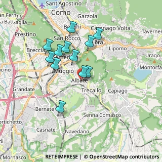 Mappa Piazza del Tricolore, 22100 Como CO, Italia (1.54083)