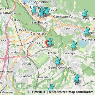 Mappa Piazza del Tricolore, 22100 Como CO, Italia (2.96154)