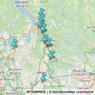 Mappa Via Lago Vecchio, 23801 Calolziocorte LC, Italia (7.26273)