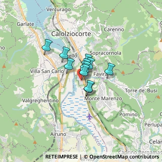 Mappa Via Lago Vecchio, 23801 Calolziocorte LC, Italia (0.85818)