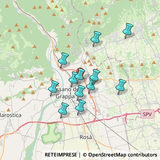 Mappa Via M. Buonarroti, 36060 Romano D'ezzelino VI, Italia (3.02333)