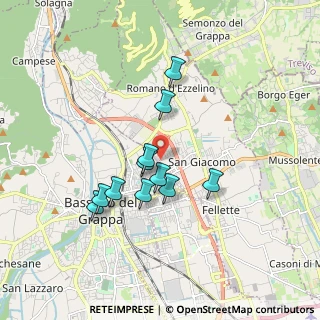Mappa Via M. Buonarroti, 36060 Romano D'ezzelino VI, Italia (1.46182)
