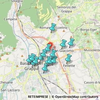 Mappa Via M. Buonarroti, 36060 Romano D'ezzelino VI, Italia (1.52313)