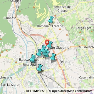 Mappa Via M. Buonarroti, 36060 Romano D'ezzelino VI, Italia (1.66231)