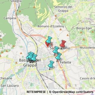 Mappa Via M. Buonarroti, 36060 Romano D'ezzelino VI, Italia (1.68636)