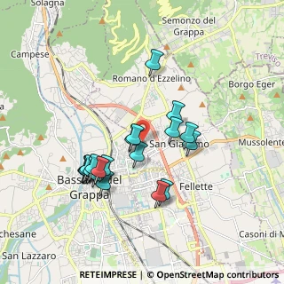 Mappa Via M. Buonarroti, 36060 Romano D'ezzelino VI, Italia (1.6425)
