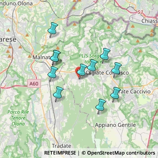 Mappa Via Cristoforo Colombo, 22070 Binago CO, Italia (3.21455)