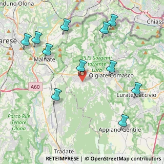 Mappa Via Cristoforo Colombo, 22070 Binago CO, Italia (4.85545)