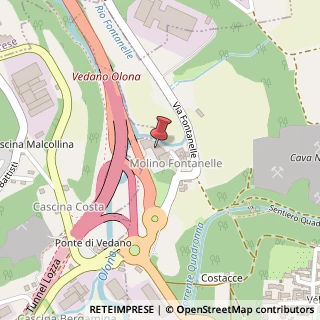 Mappa Via Fontanelle, 1, 21040 Vedano Olona, Varese (Lombardia)