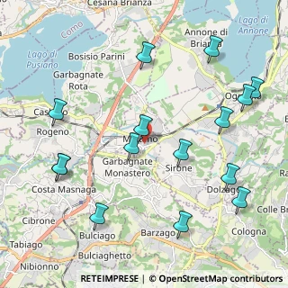 Mappa Via Isabella Riva, 23847 Molteno LC, Italia (2.43733)