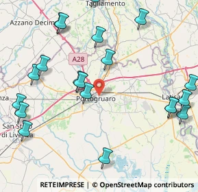 Mappa Via Alessandro Volta, 30026 Portogruaro VE, Italia (10.258)