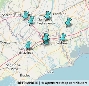 Mappa Via Alessandro Volta, 30026 Portogruaro VE, Italia (12.09727)