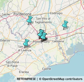 Mappa Via Alessandro Volta, 30026 Portogruaro VE, Italia (5.42909)