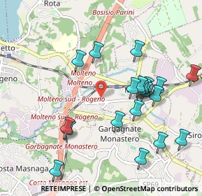 Mappa Via Papa Giovanni XXIII, 23847 Molteno LC, Italia (1.0285)