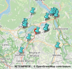 Mappa Via Papa Giovanni XXIII, 23847 Molteno LC, Italia (7.531)