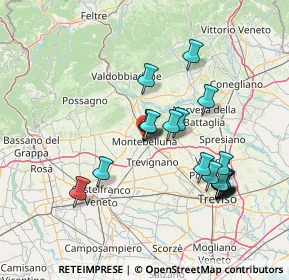 Mappa Via Cesare Battisti, 31044 Montebelluna TV, Italia (13.912)