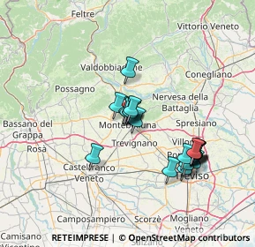 Mappa Via Cesare Battisti, 31044 Montebelluna TV, Italia (11.9215)