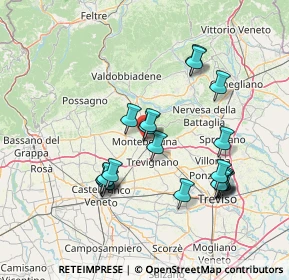 Mappa Via Cesare Battisti, 31044 Montebelluna TV, Italia (14.2595)