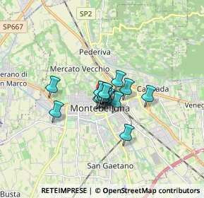Mappa Via Cesare Battisti, 31044 Montebelluna TV, Italia (0.834)