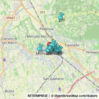 Mappa Via Cesare Battisti, 31044 Montebelluna TV, Italia (0.73727)