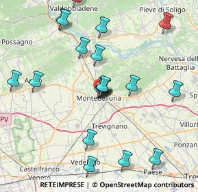 Mappa Via Cesare Battisti, 31044 Montebelluna TV, Italia (8.106)