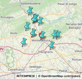 Mappa Via Cesare Battisti, 31044 Montebelluna TV, Italia (5.58)