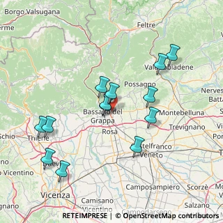 Mappa Via Veneto, 36060 Romano D'ezzelino VI, Italia (14.89923)