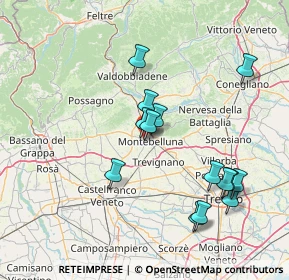 Mappa Villa Rinaldi, 31044 Montebelluna TV, Italia (14.855)