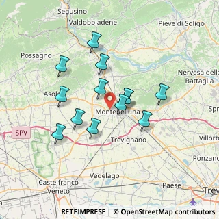 Mappa Villa Rinaldi, 31044 Montebelluna TV, Italia (5.83769)