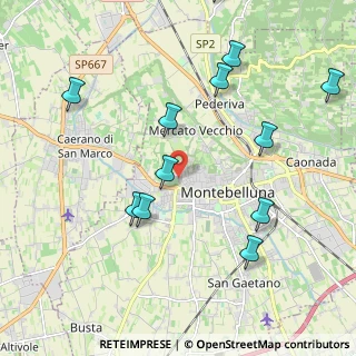 Mappa Villa Rinaldi, 31044 Montebelluna TV, Italia (2.325)