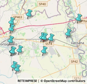 Mappa Via Aldo Moro, 30025 Fossalta di Portogruaro VE, Italia (4.75733)