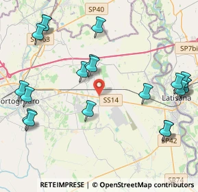 Mappa Via Aldo Moro, 30025 Fossalta di Portogruaro VE, Italia (5.123)
