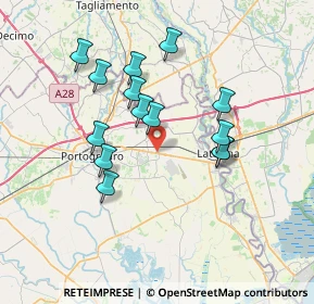 Mappa Via Aldo Moro, 30025 Fossalta di Portogruaro VE, Italia (6.42643)