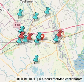 Mappa Via Aldo Moro, 30025 Fossalta di Portogruaro VE, Italia (6.75375)