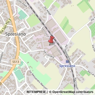 Mappa Via Lazzaris, 7, 31027 Spresiano, Treviso (Veneto)