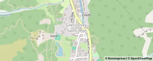 Mappa Gressoney-Saint-Jean