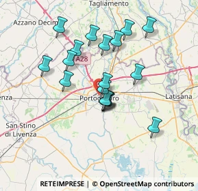 Mappa Borgo S. Nicolò, 30026 Portogruaro VE, Italia (6.04222)