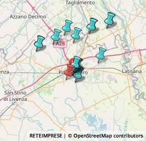 Mappa Borgo S. Nicolò, 30026 Portogruaro VE, Italia (5.17667)