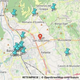 Mappa ZILIO GIOVANNI, 36060 Romano D'ezzelino VI, Italia (2.84727)