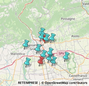 Mappa Via Fiorolle, 36060 Romano D'ezzelino VI, Italia (5.66846)