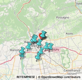 Mappa Via Fiorolle, 36060 Romano D'ezzelino VI, Italia (4.73571)