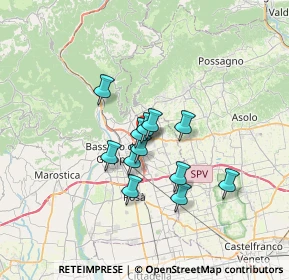 Mappa Via Fiorolle, 36060 Romano D'ezzelino VI, Italia (4.7725)