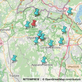 Mappa Viale Trieste, 22077 Olgiate Comasco CO, Italia (3.93154)