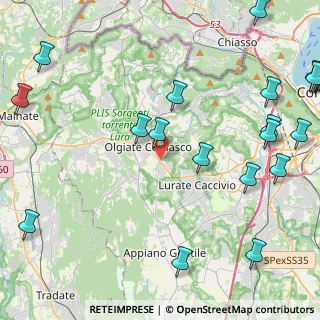 Mappa Viale Trieste, 22077 Olgiate Comasco CO, Italia (6.2695)
