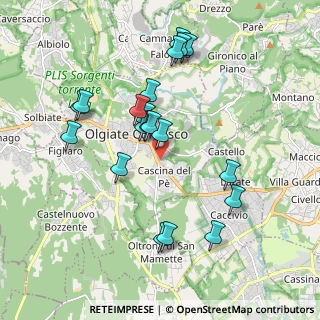 Mappa Viale Trieste, 22077 Olgiate Comasco CO, Italia (1.843)