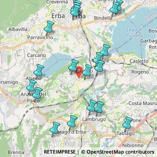 Mappa 22040 Monguzzo CO, Italia (2.50368)
