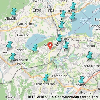 Mappa 22040 Monguzzo CO, Italia (2.79769)