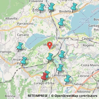 Mappa 22040 Monguzzo CO, Italia (2.60917)