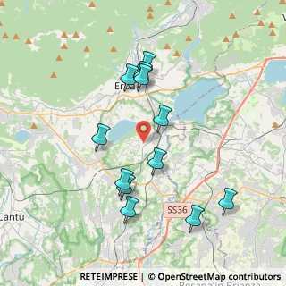 Mappa 22040 Monguzzo CO, Italia (3.66417)