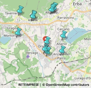 Mappa Via Don Luigi Sturzo, 22030 Orsenigo CO, Italia (1.95583)
